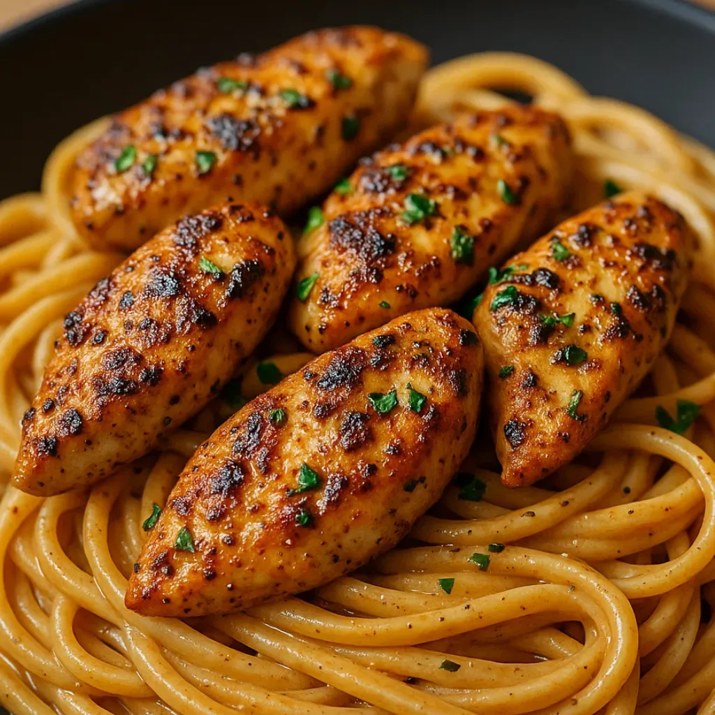 Spicy Cajun Chicken Linguine